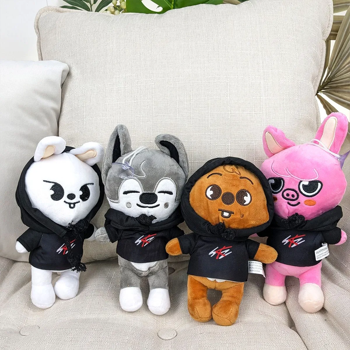 Мягкие Стрей Кидс в капюшоне ассортименте, 21 см от plush.team