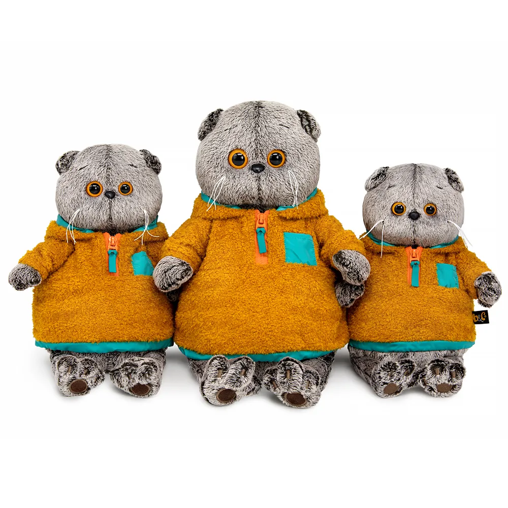 Игрушка Кот Басик в анораке от plush.team