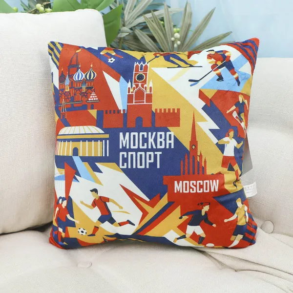 фото игрушки Декоративная подушка Москва спорт, 35х35