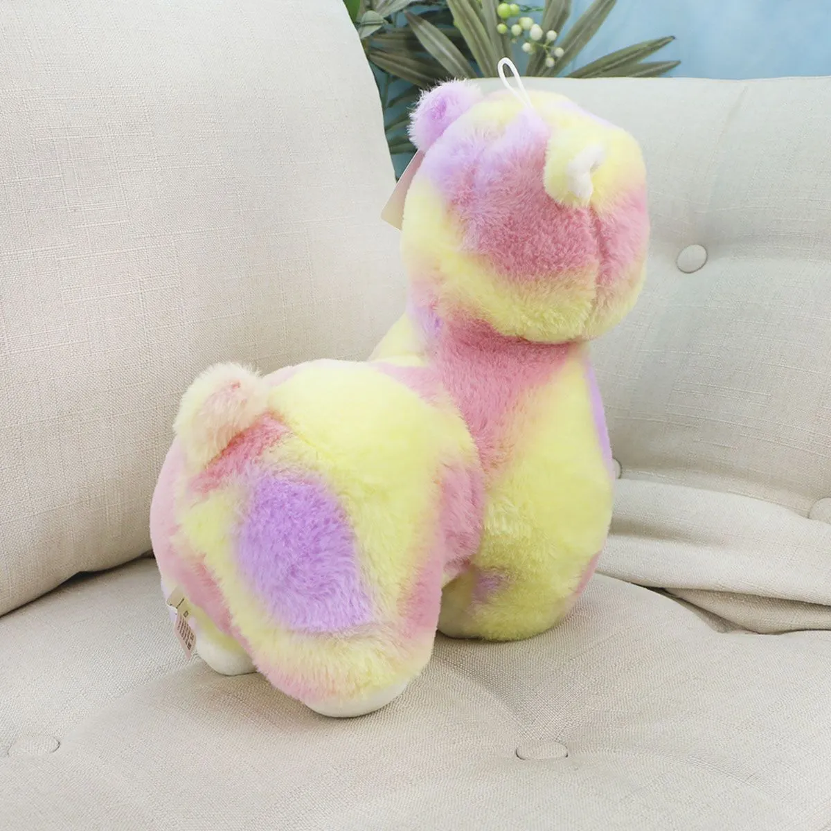 Цветная Альпака, 33 см (Желтый) от plush.team