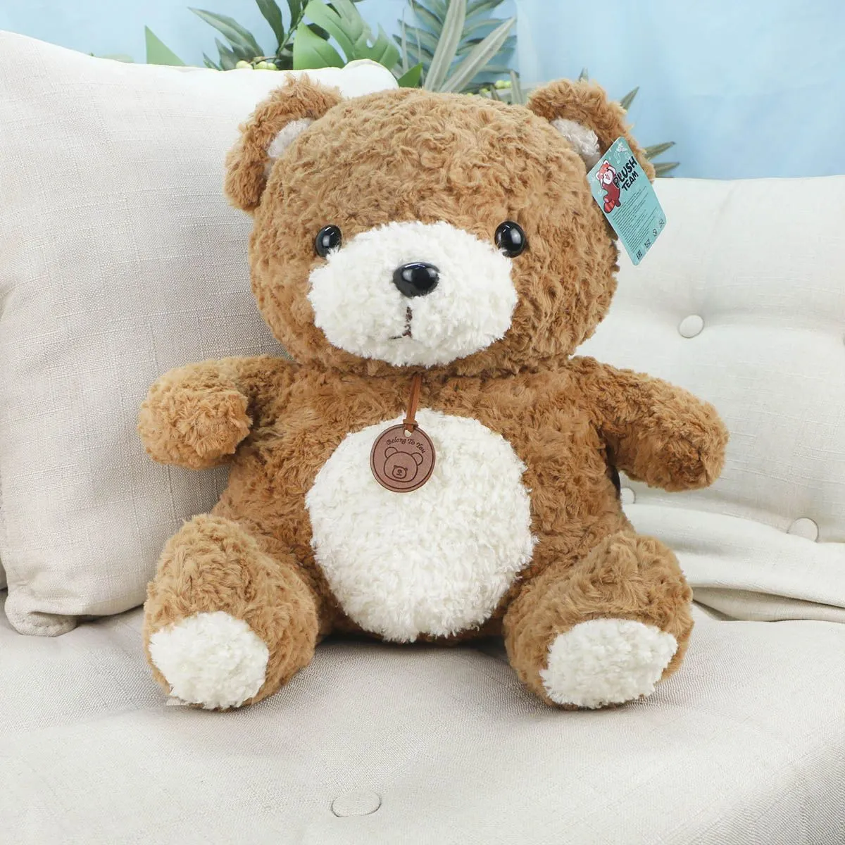 Медведь Илья с кулоном, 40 см от plush.team