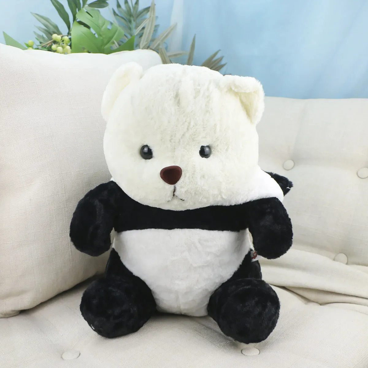 Медведь в кигуруми Панда, 40 см от plush.team