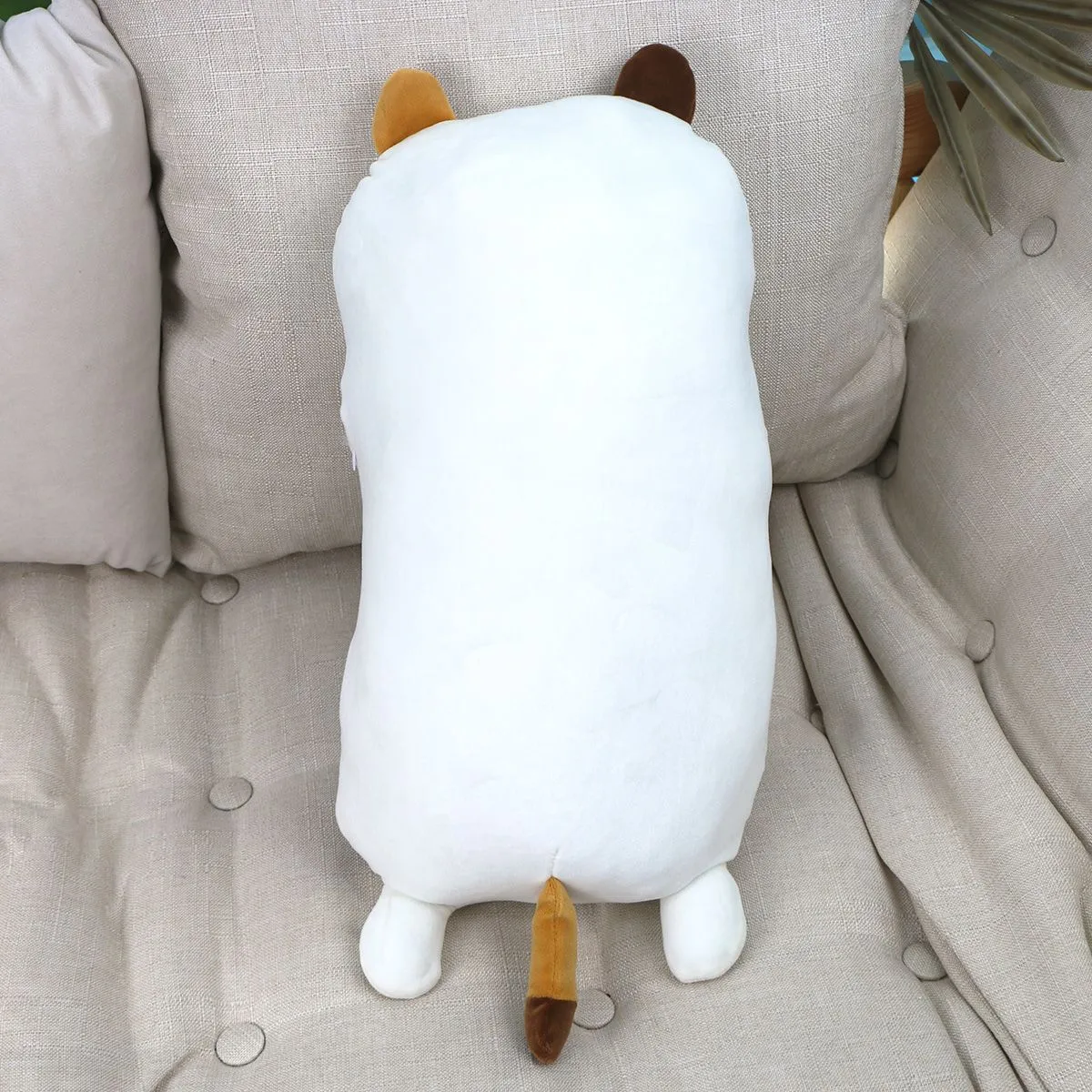 Котики прямоугольные подушки, 40 см (Белый) от plush.team