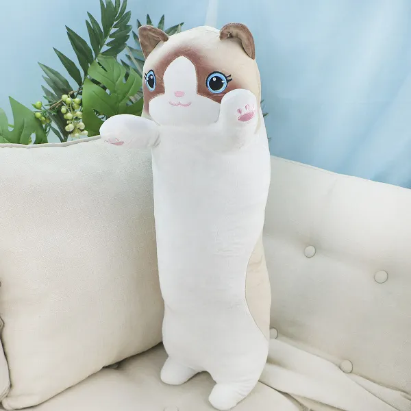 фото игрушки Кот Снежок обнимашка, 65 см