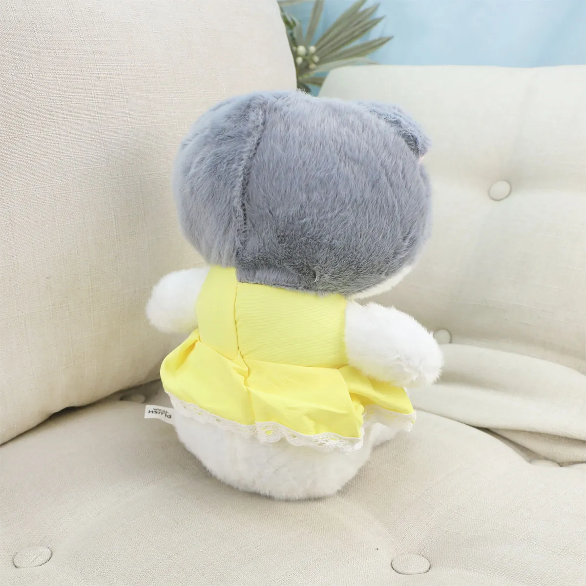 Мягкая игрушка, Кошка Камила в платье, 30 см., 3+ от plush.team