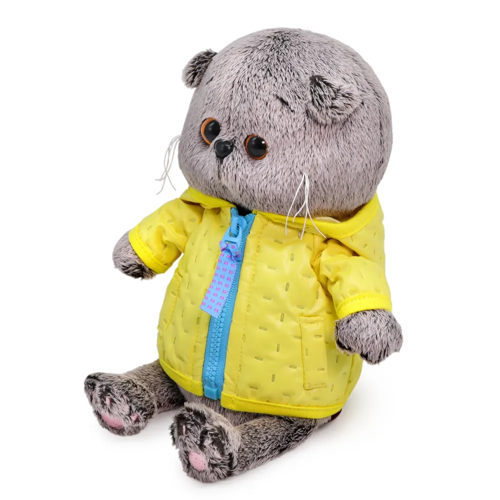 Игрушка Кот Басик baby в стеганой курточке от plush.team