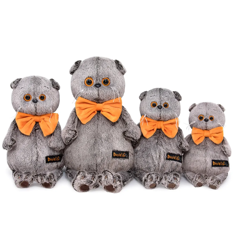 Игрушка Кот Басик в галстуке-бабочке Ks25-031 от plush.team