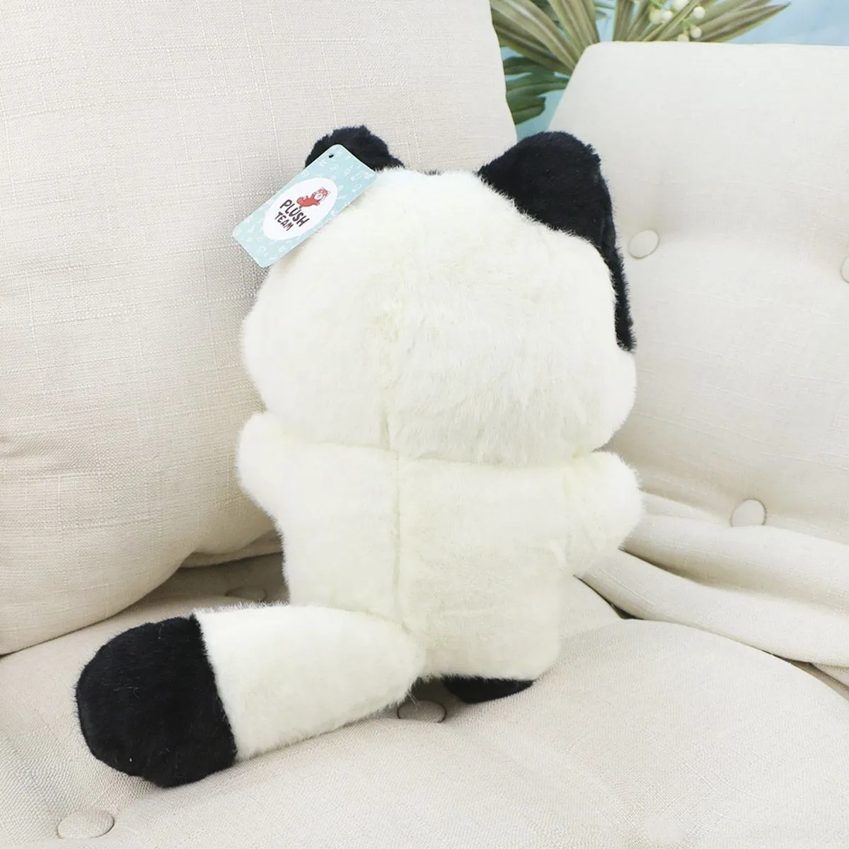 Котики с сердечком на пузе, 30 см (Черный) от plush.team