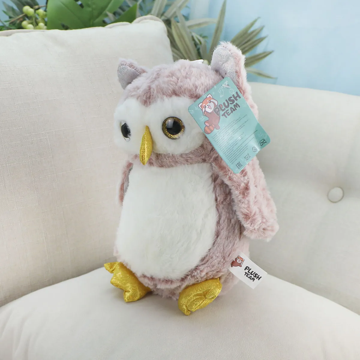 Мягкая игрушка, Сова Соня, 23 см., 3+ от plush.team