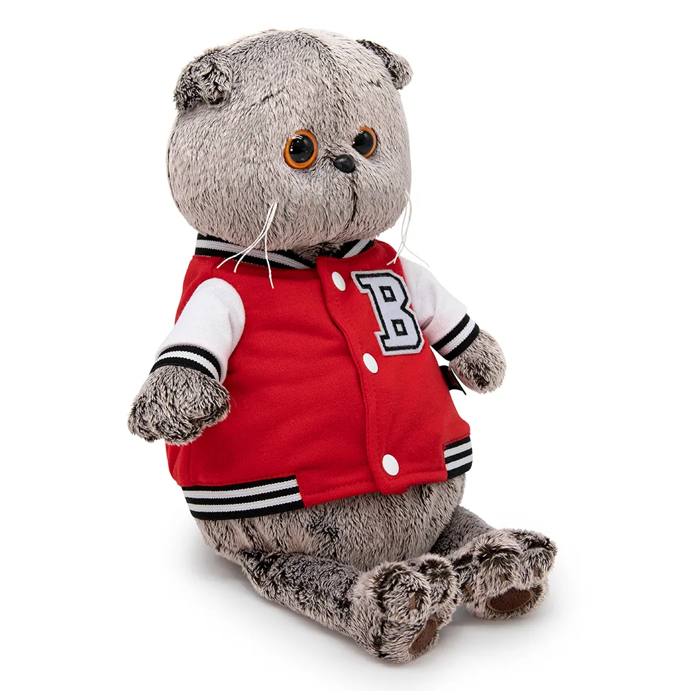 Игрушка Кот Басик в клубной куртке от plush.team