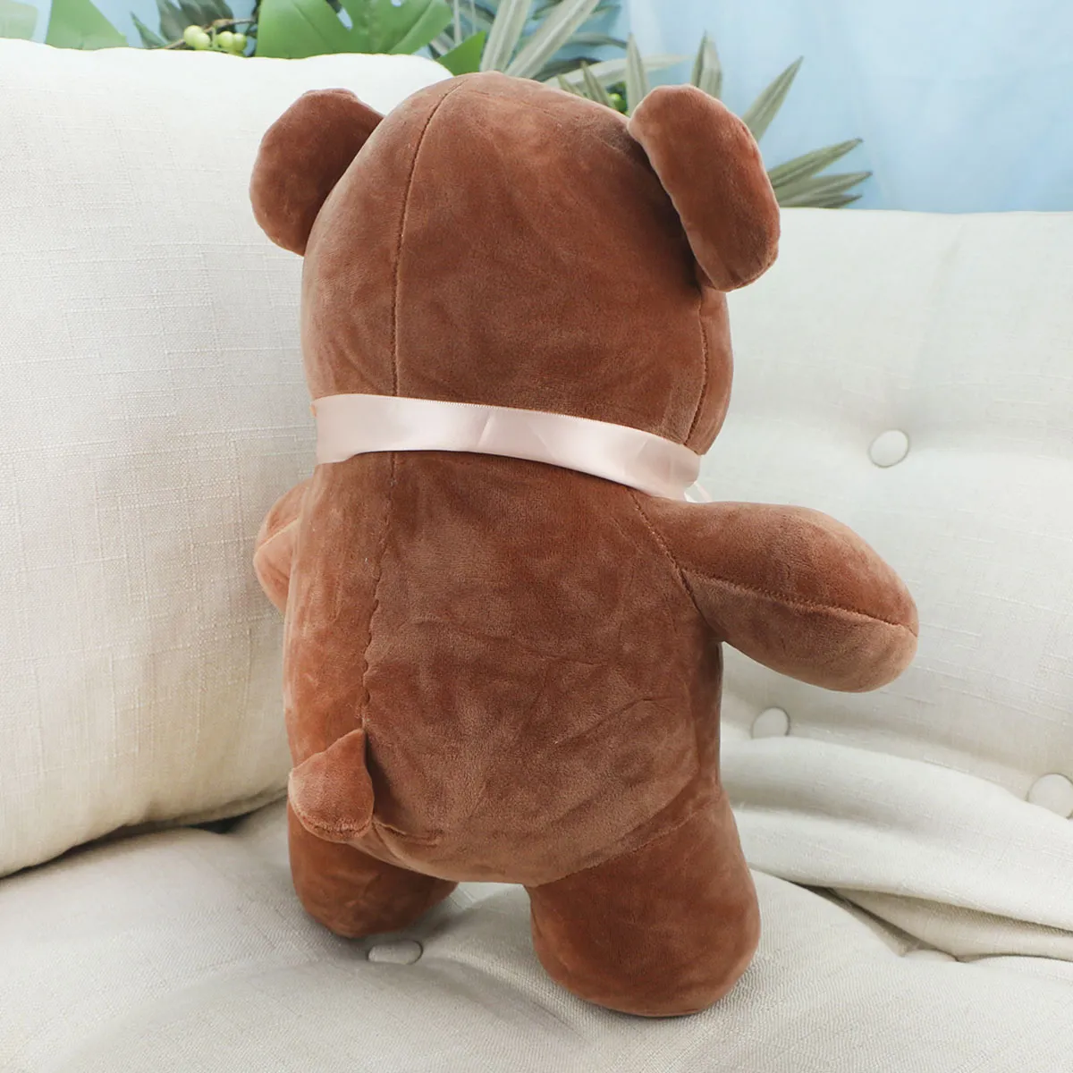 Мишка Тимби нежный, 35 см (Коричневый) от plush.team