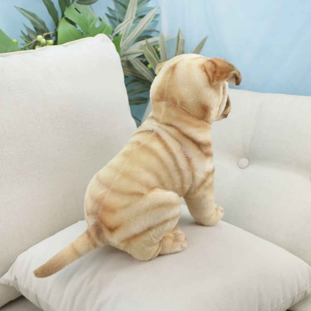 Собака шарпей декоративная мягкая, 25 см от plush.team