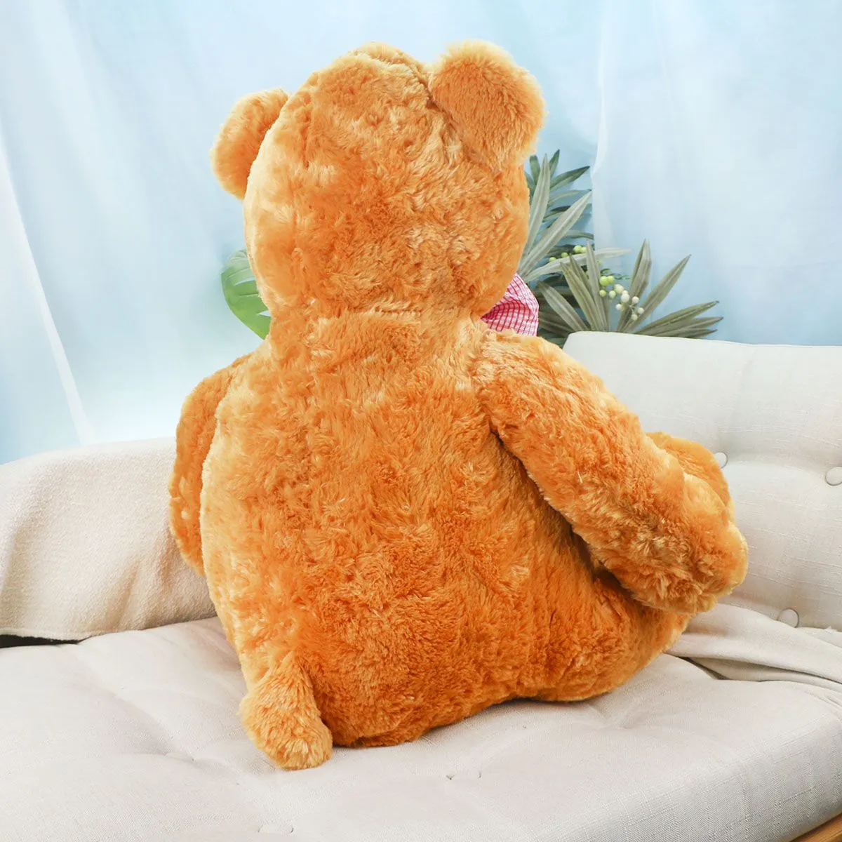 Медведь Ванес с бантом, 65(80) см (Коричневый) от plush.team