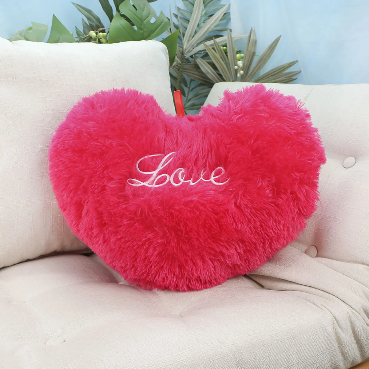 Декоративная подушка Сердце в ассортименте, 35х40 см от plush.team