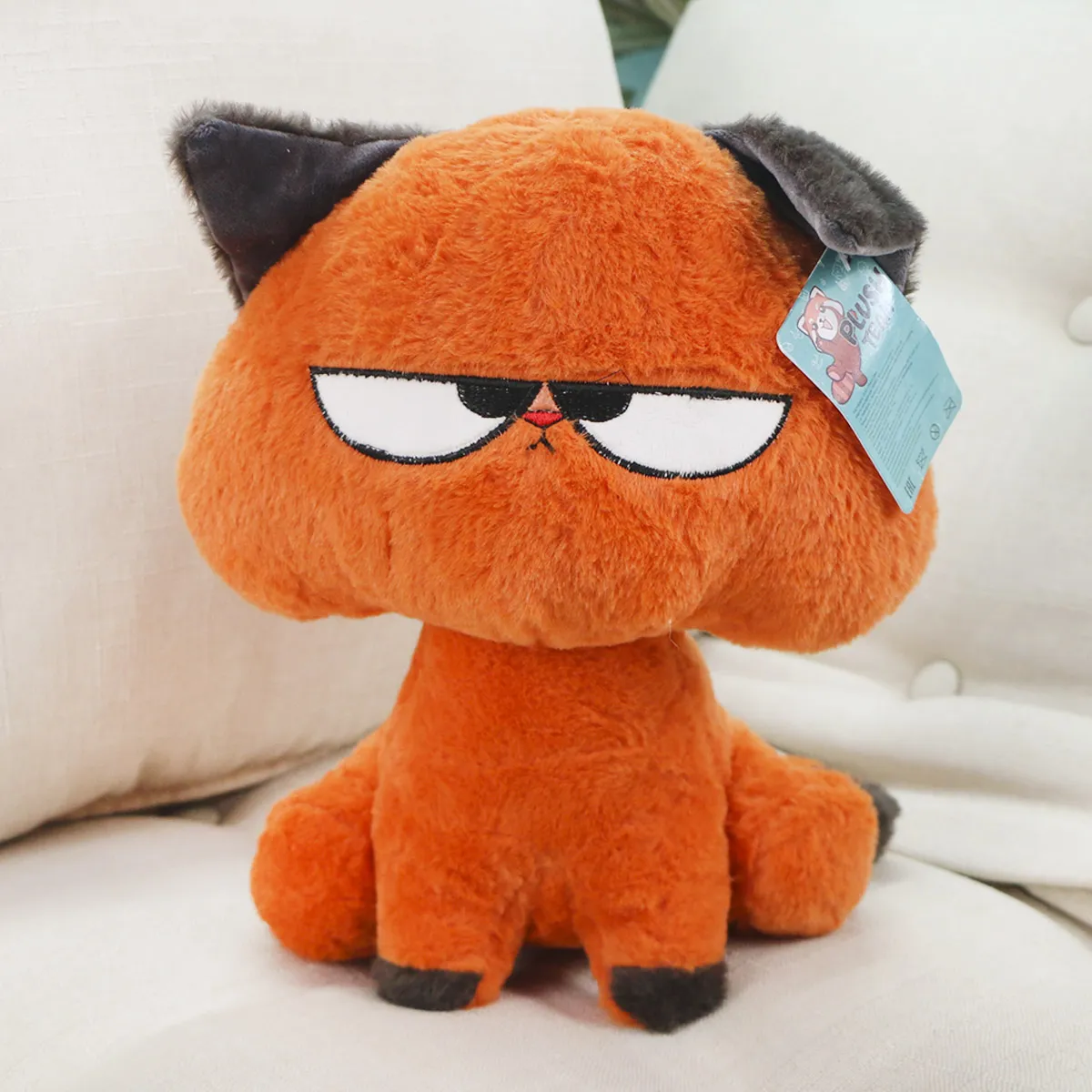 Кот рыжий Гарси, 30 см от plush.team