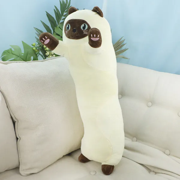 фото игрушки Кот Сиамский обнимашка, 65 см