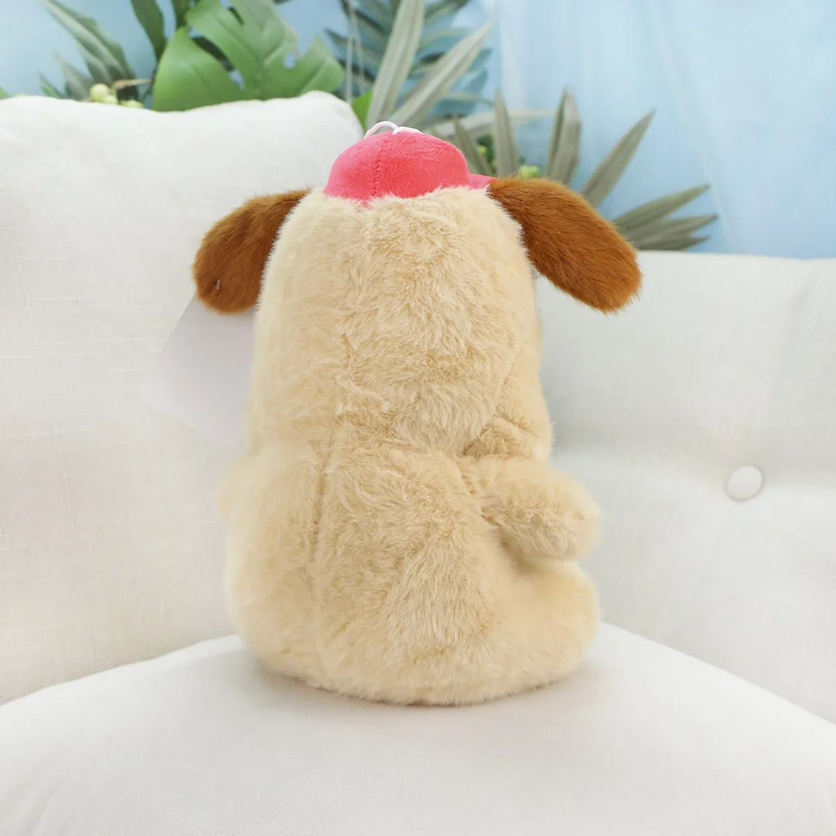 Собака в красной бейсболке, 25 см от plush.team