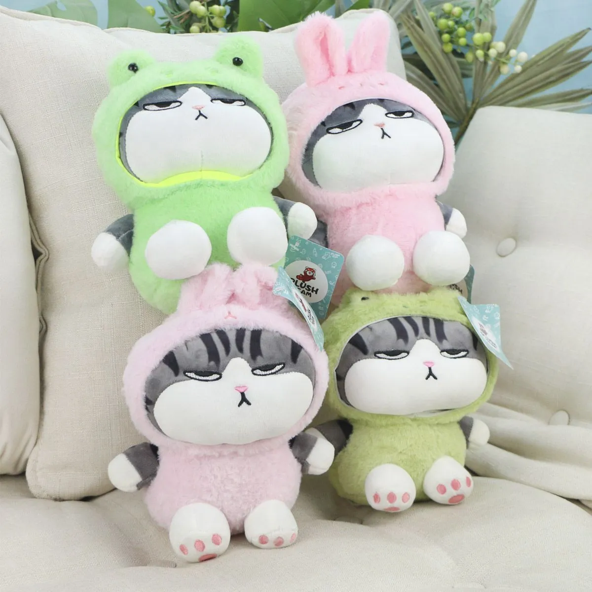 Кот на диете в костюме в ассортименте, 19 см от plush.team