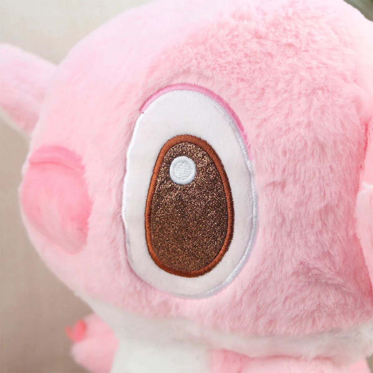 Инопланетянин "Эксперимент 624" розовый пушистый, 40 см от plush.team