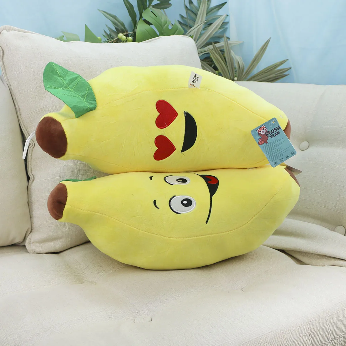 Банан смайлик в ассортименте, 45 см от plush.team