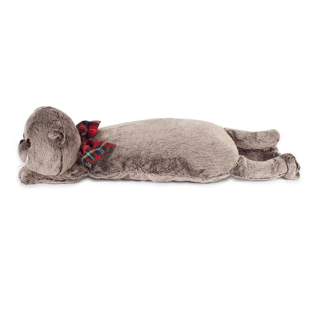 Игрушка Кот Басик с бантом (лежачий) Kp40-012 от plush.team