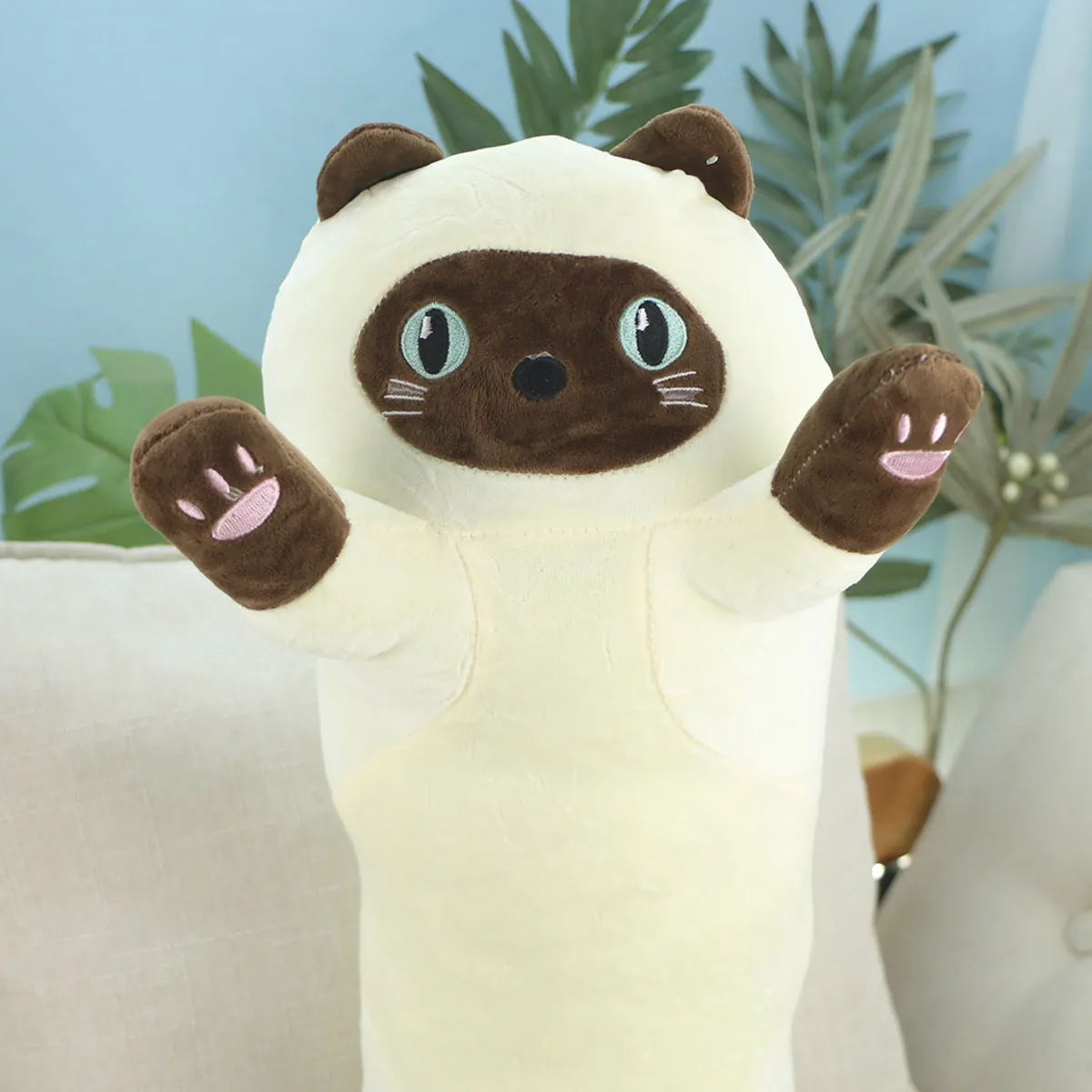 Кот Сиамский обнимашка, 65 см от plush.team