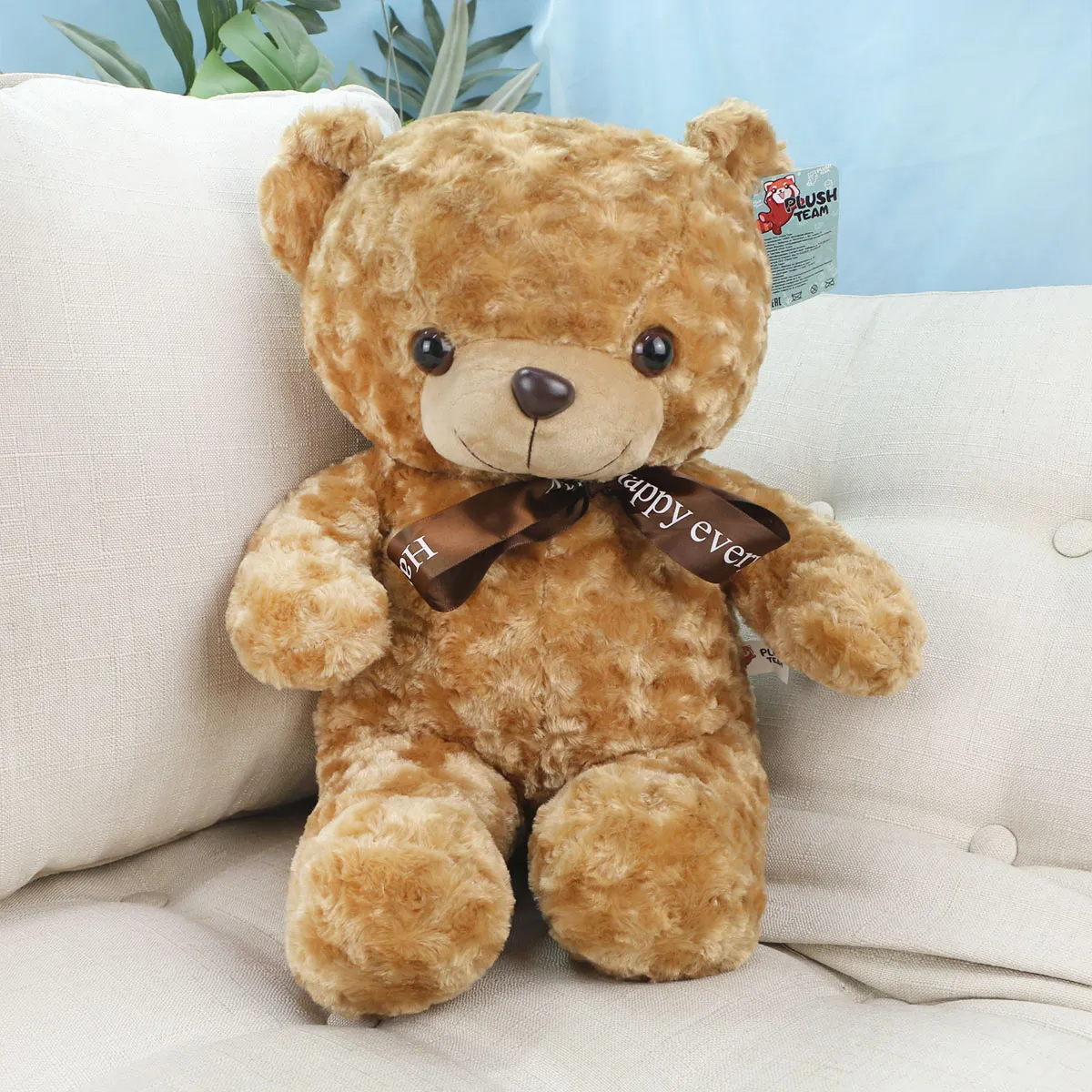 Медведь Губерс с лентой, 56 см от plush.team