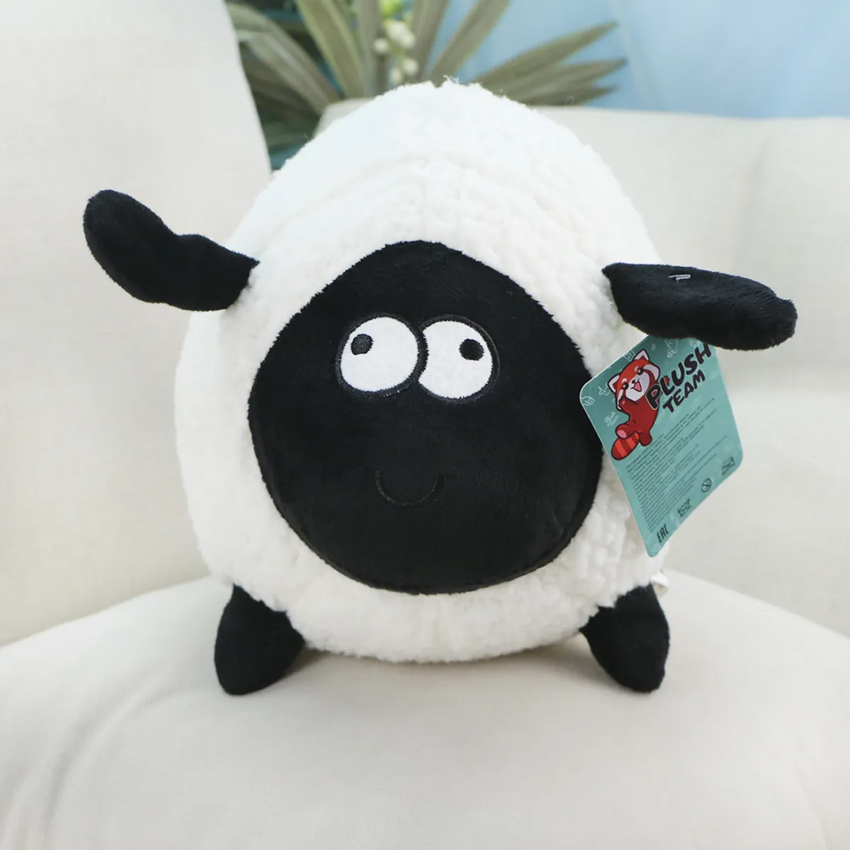 Овечка круглая, 20 см от plush.team