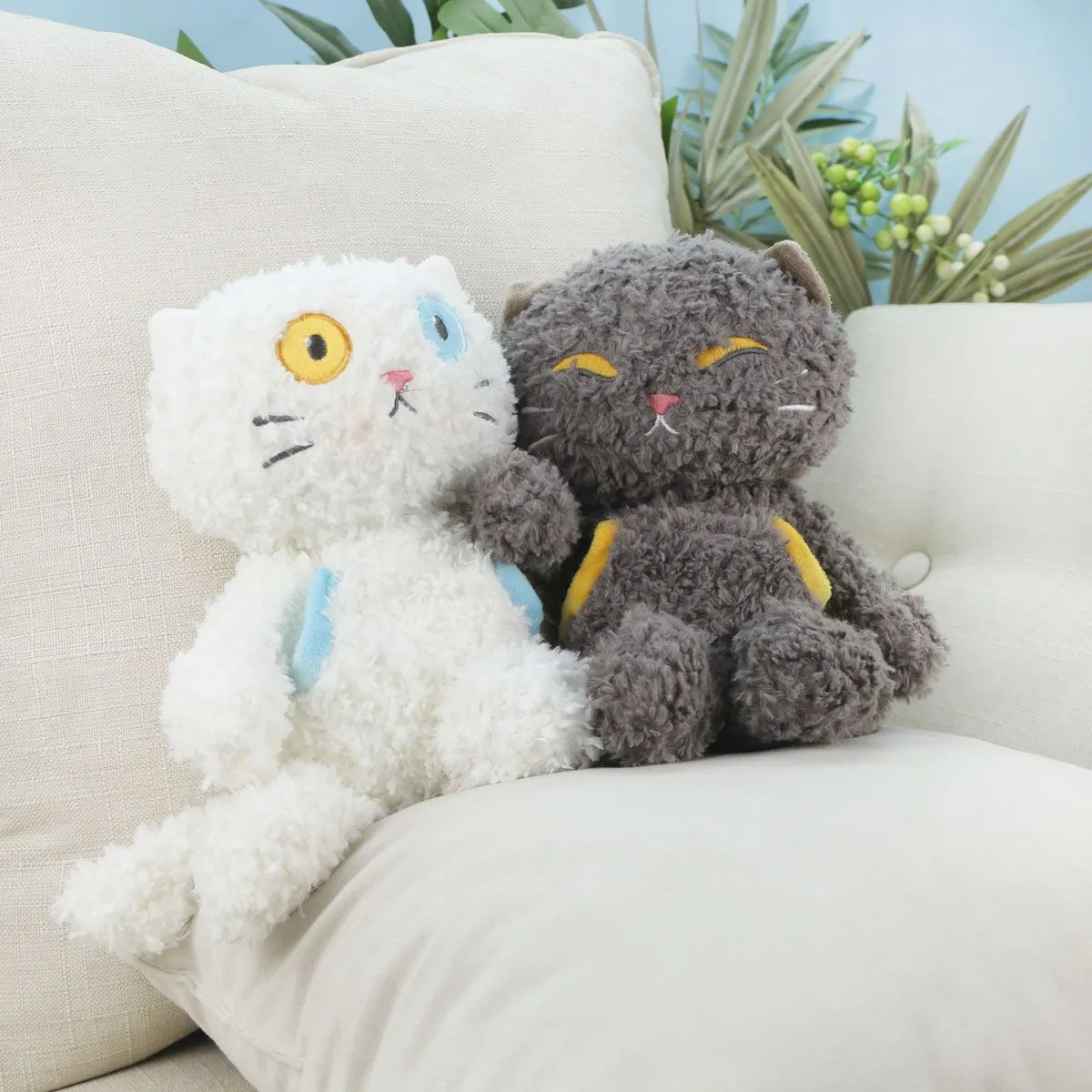 Кот перевертыш с карманом в ассортименте, 28 см от plush.team