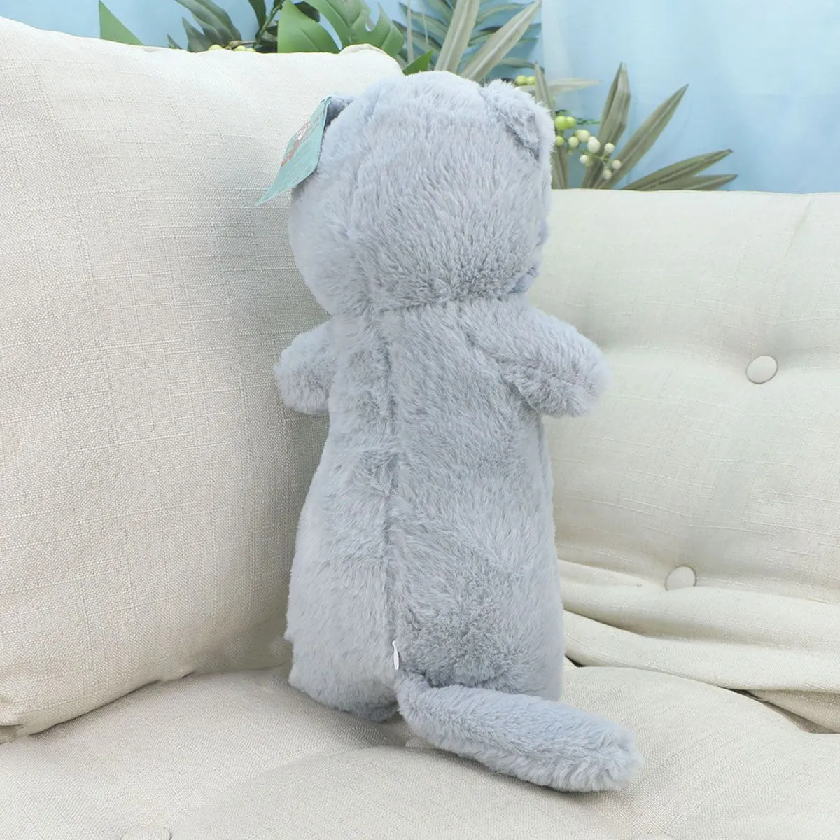 Кот Молчун, 37 см (Серый) от plush.team