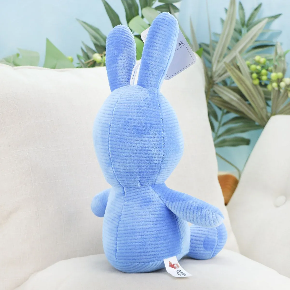 Заяц вельвет сидячий, 29 см от plush.team
