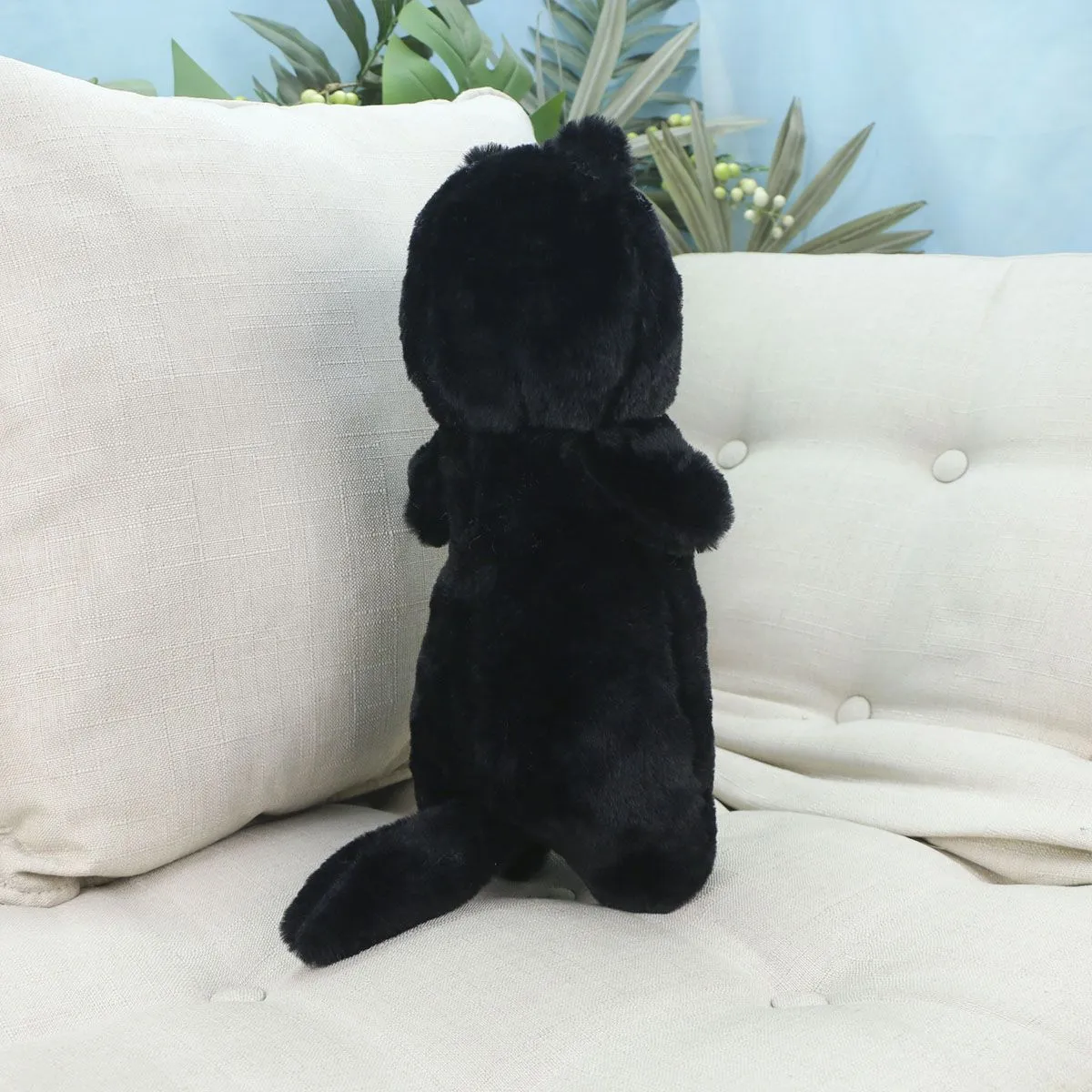Кот Молчун, 37 см (Черный) от plush.team
