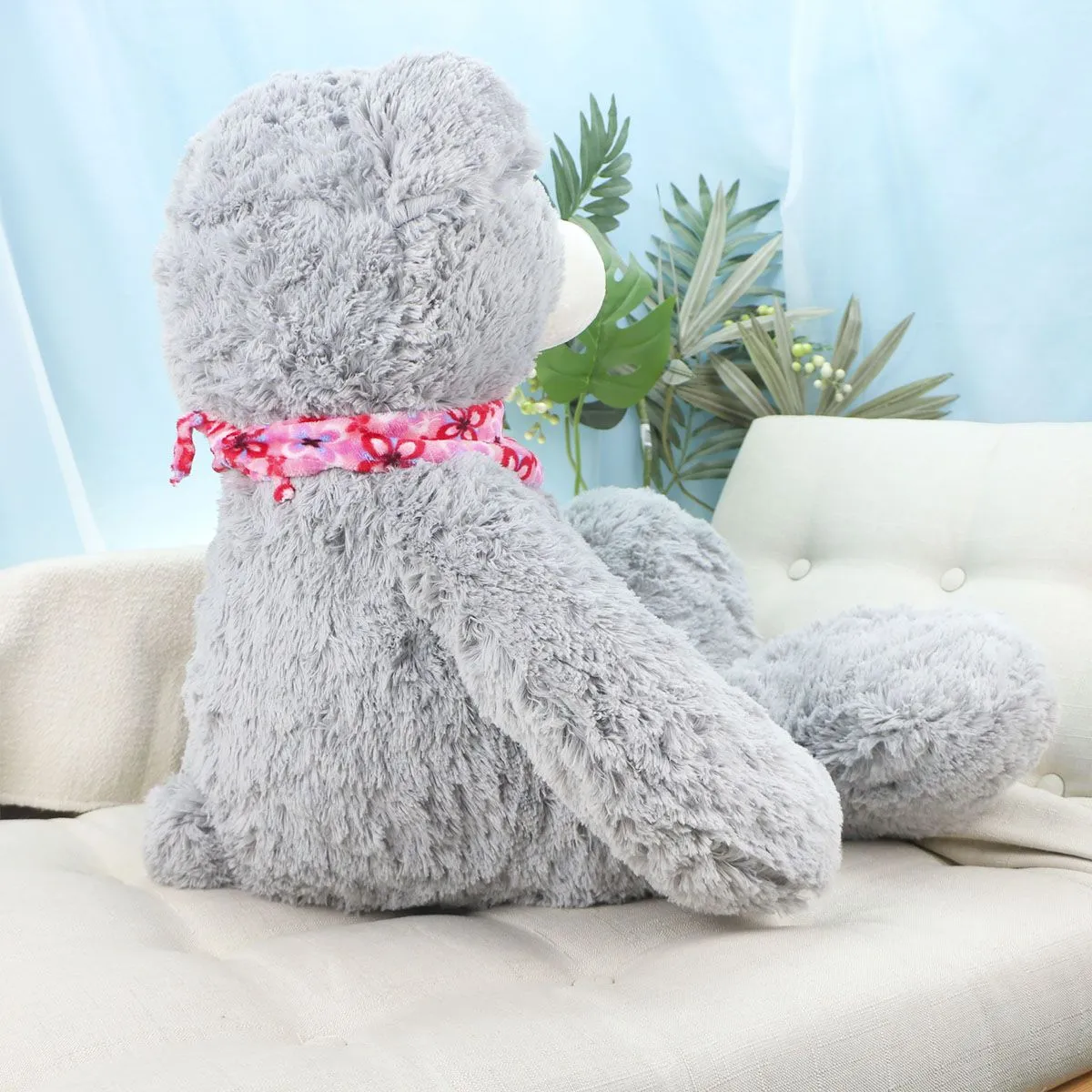Медведь Борис плюшевый, 65(90) см (Серый) от plush.team
