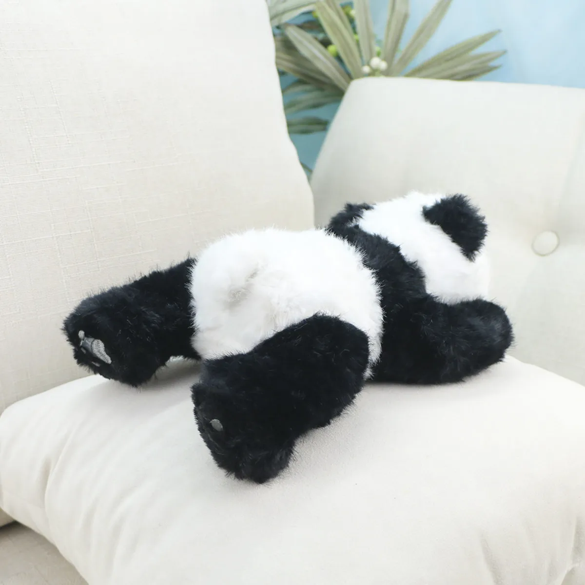 Панда Няша лежачая, 27 см от plush.team