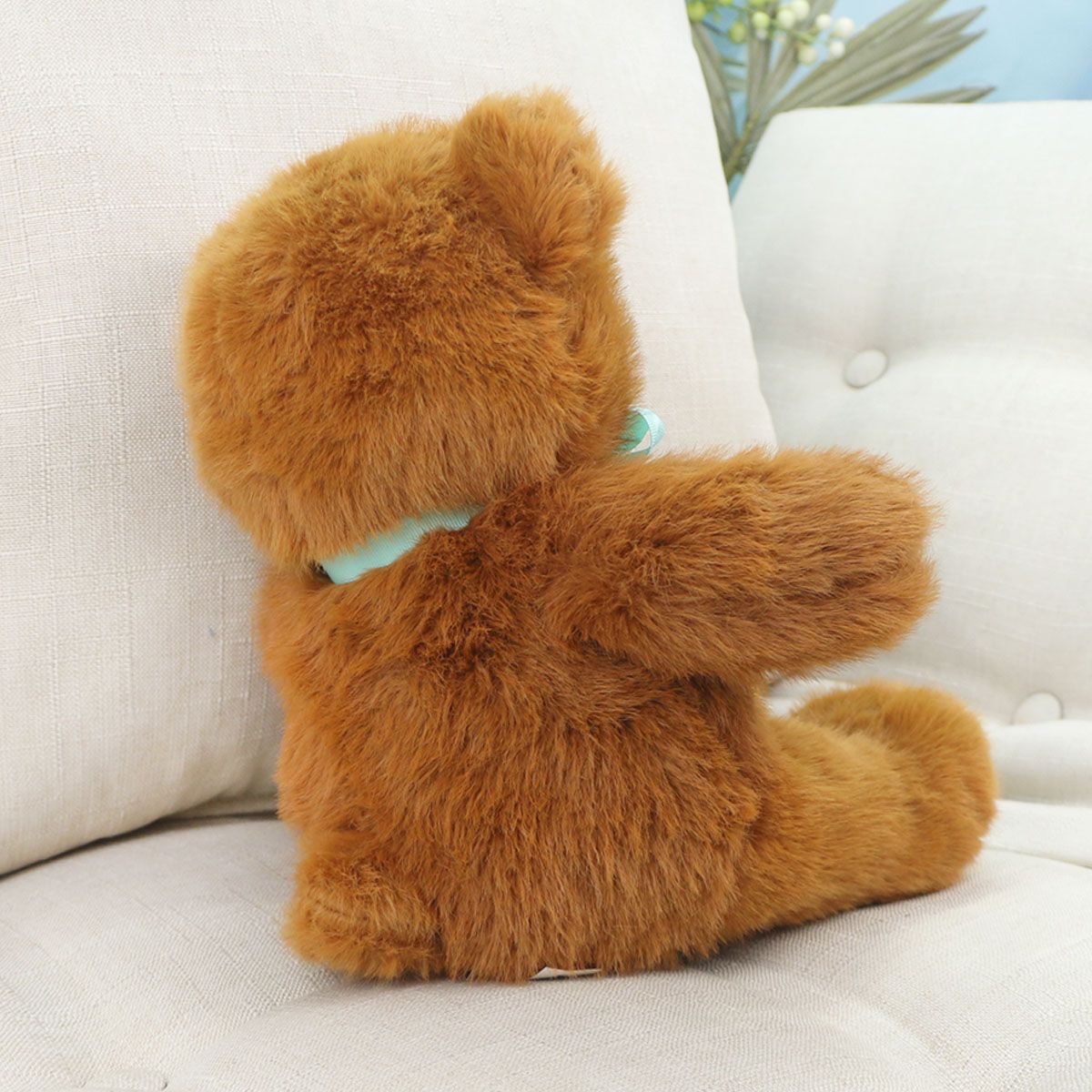 Медведь Давид с лентой, 30 см (Коричневый) от plush.team