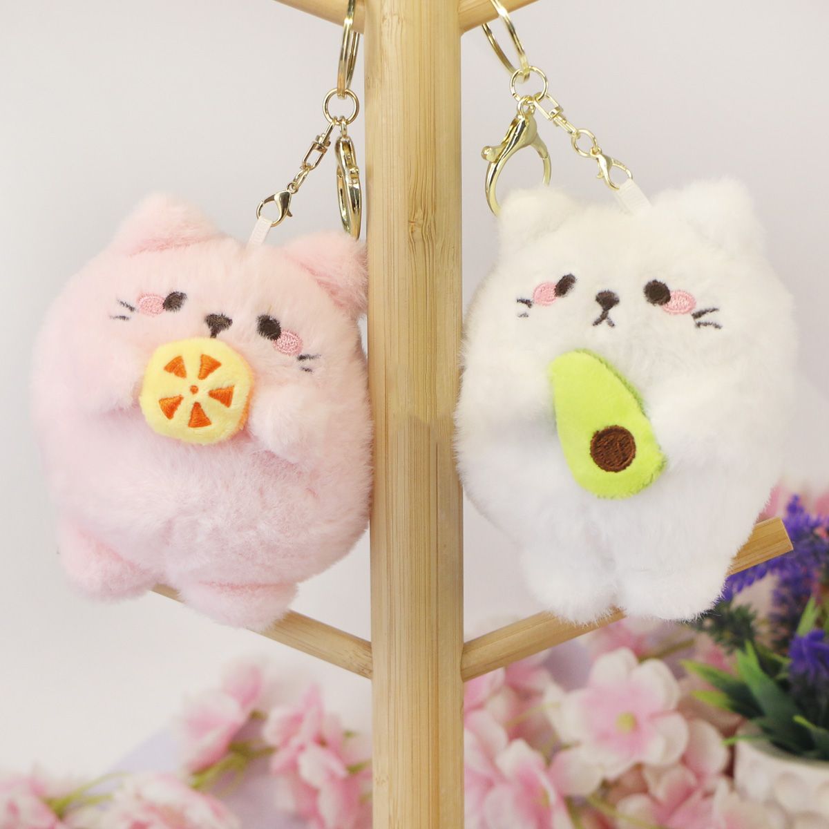Брелок мягкий пухлый котик в ассортименте, 10 см от plush.team