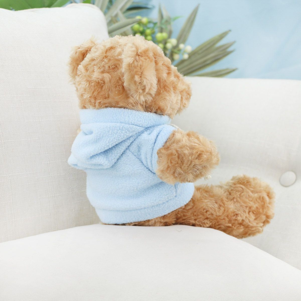 Мишка Боули в худи, 27 см (Коричневый) от plush.team