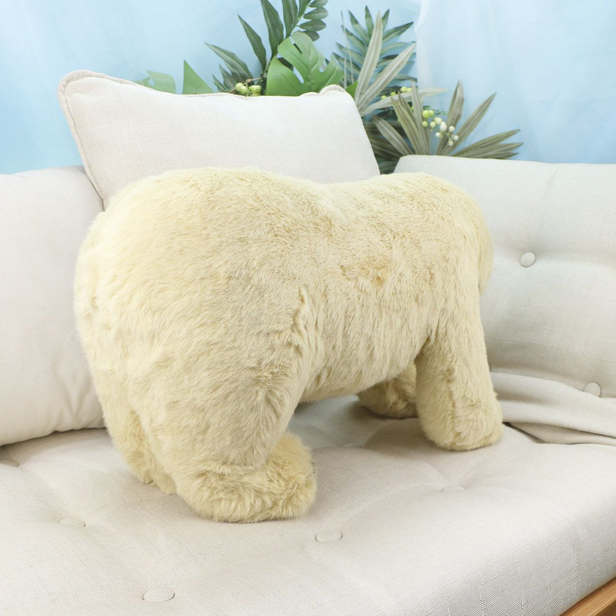 Медведь белый натуральный, 60 см от plush.team