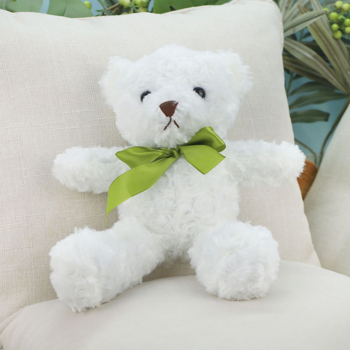 Мишка Коул, 27 см (Белый) от plush.team