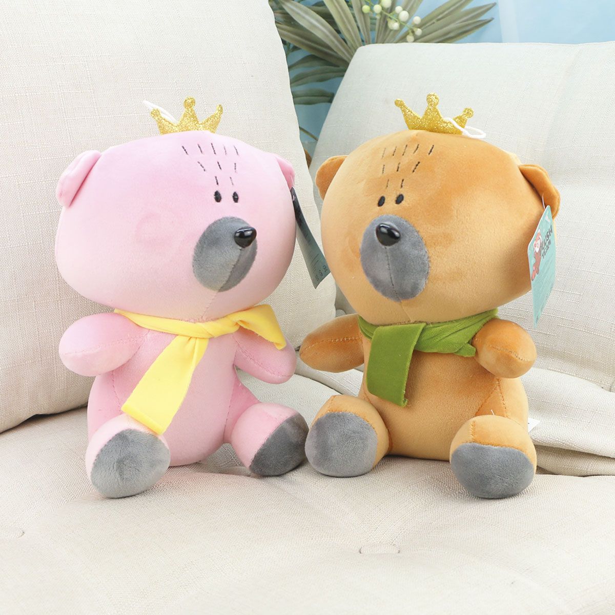 Мишка с короной, 23 см от plush.team