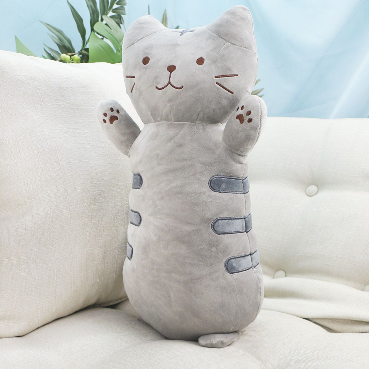 Пузатый котик, 47 см (Серый) от plush.team