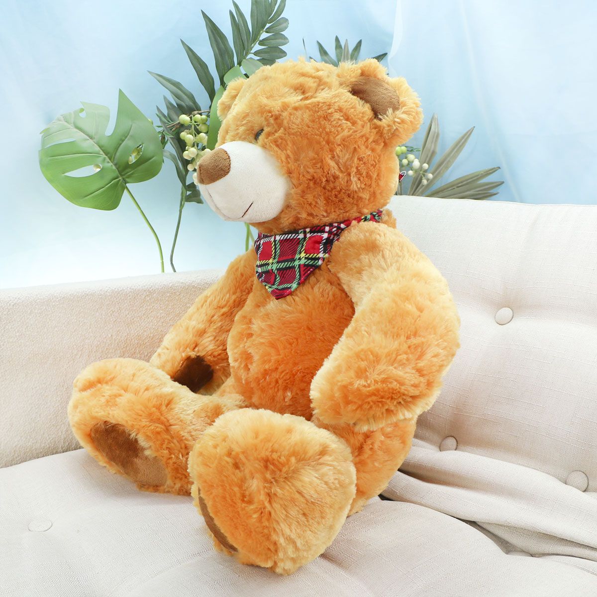 Медведь Борис плюшевый, 45(65) см (Коричневый) от plush.team