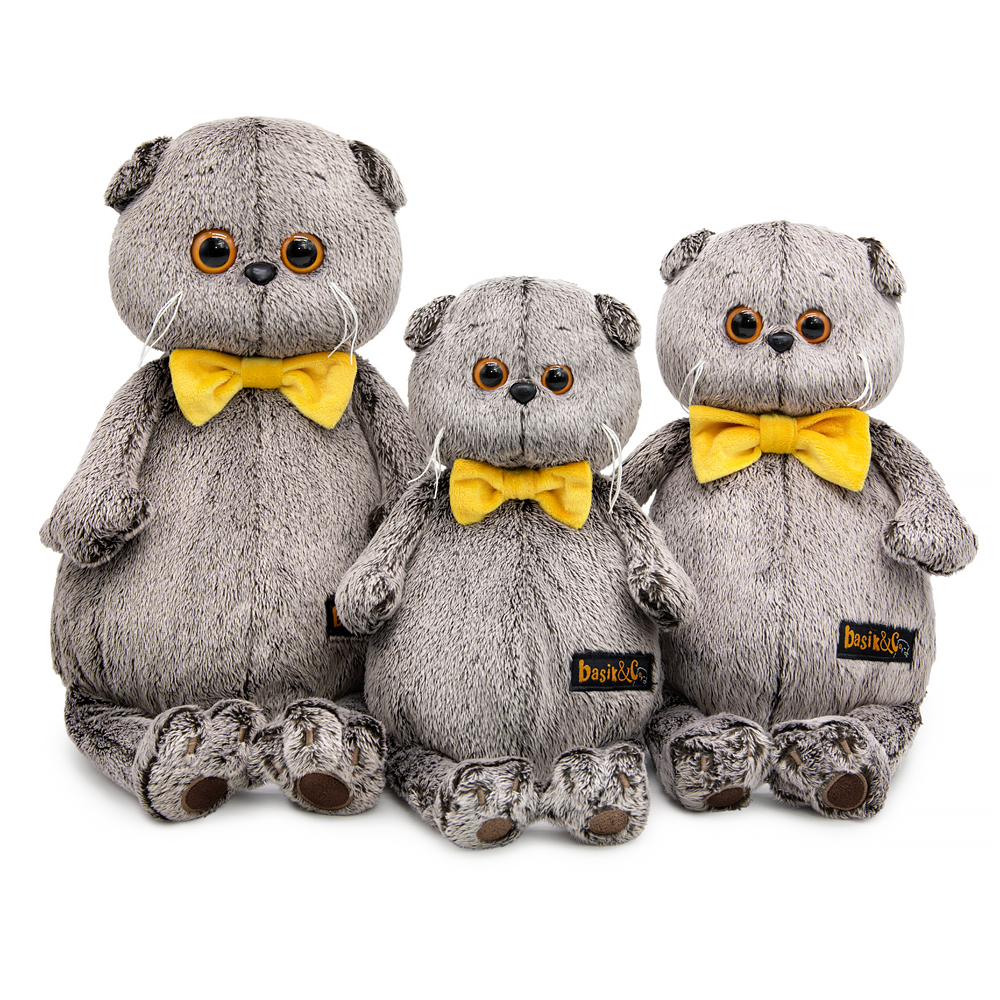 Игрушка Кот Басик в галстуке-бабочке Ks22-031 от plush.team