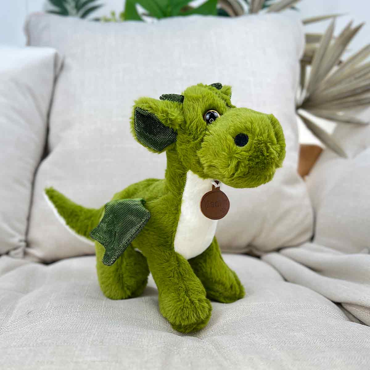 Мягкая игрушка Дракон Джи зеленый 11 см купить в Новосибирске - интернет магазин Rich Family