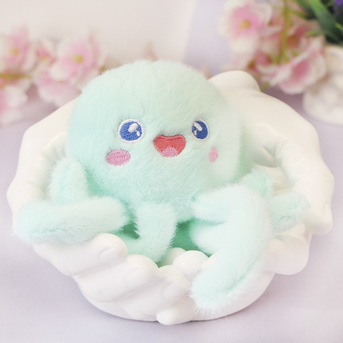 Брелок мягкий осьминог с щупальцами, 15 см от plush.team