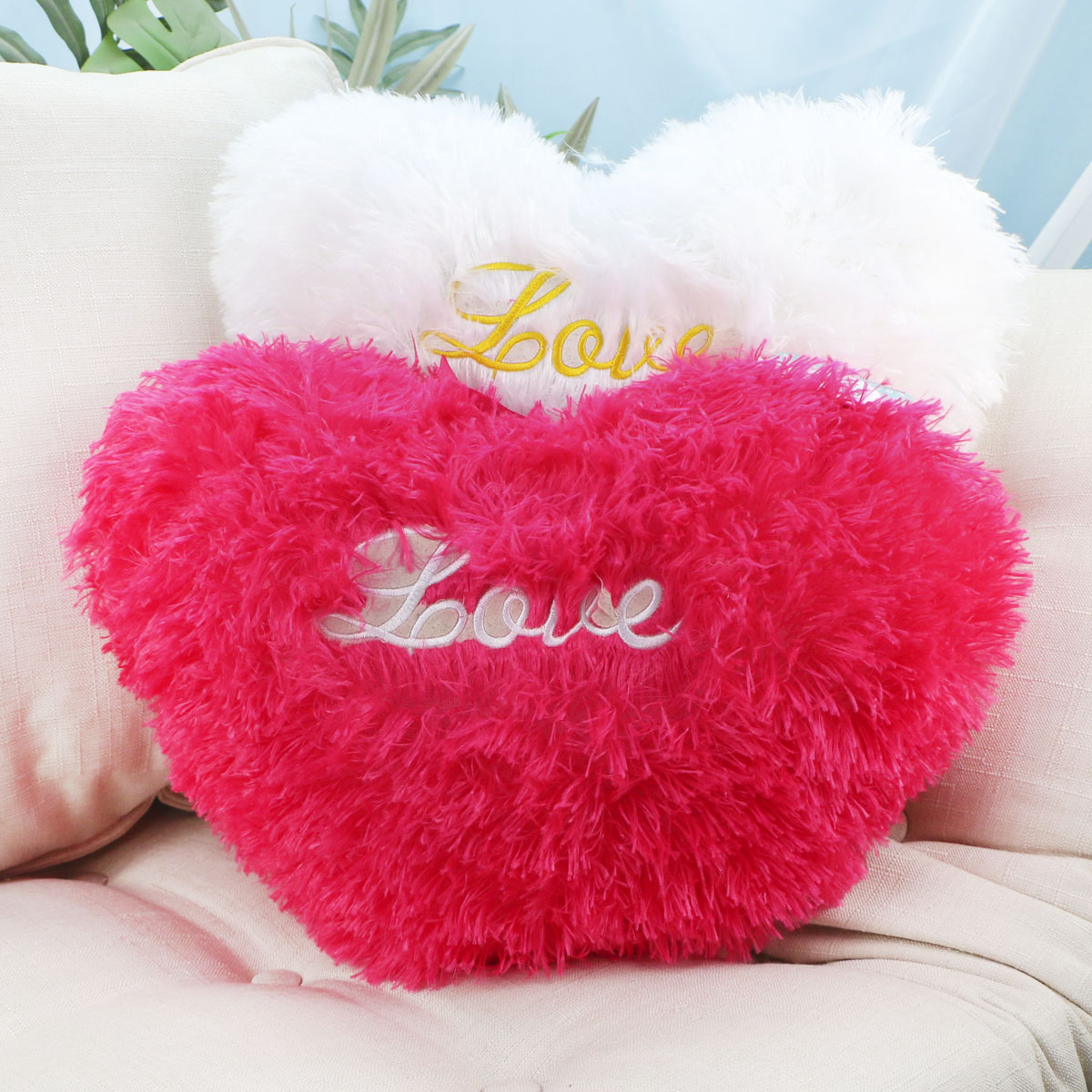Декоративная подушка Сердце в ассортименте, 35х40 см от plush.team