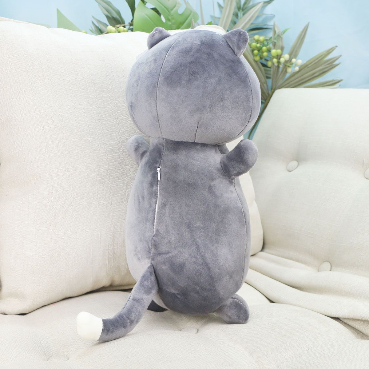 Пузатый зоопарк, 40 см (Серый) от plush.team