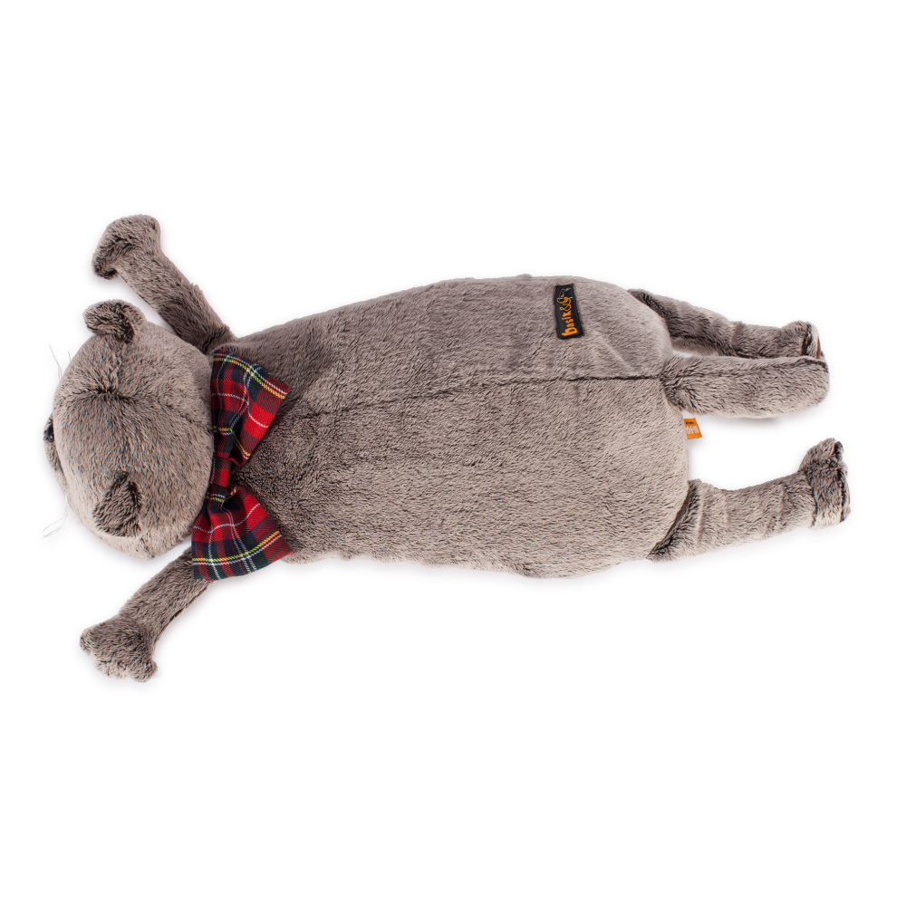 Игрушка Кот Басик с бантом (лежачий) от plush.team
