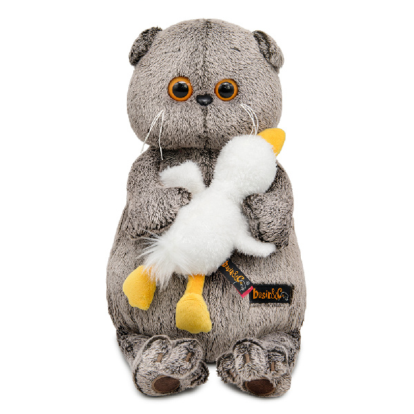 фото игрушки Игрушка Кот Басик со спящим Гусиком