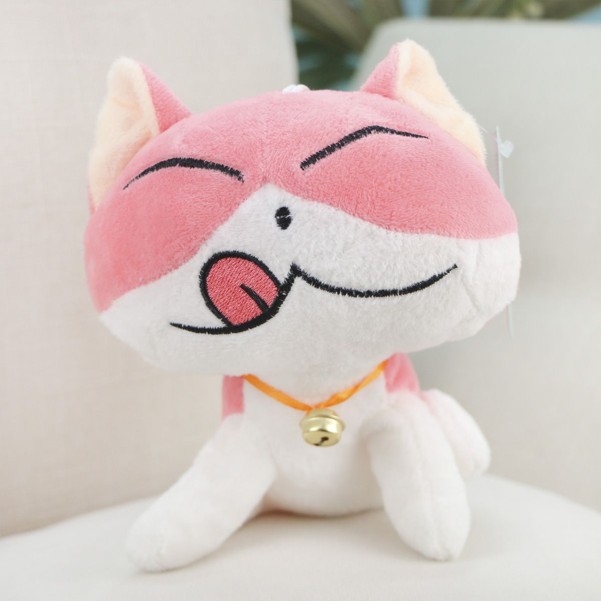 Котик в ошейнике в ассортименте, 16 см от plush.team